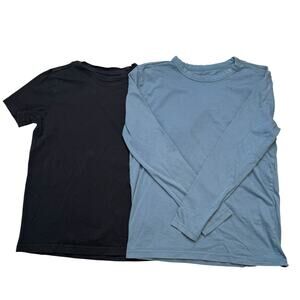 PRIMARY T-shirt Lot in Blue and Black Size 8-9 Kids Unisex Long Short Sleeve